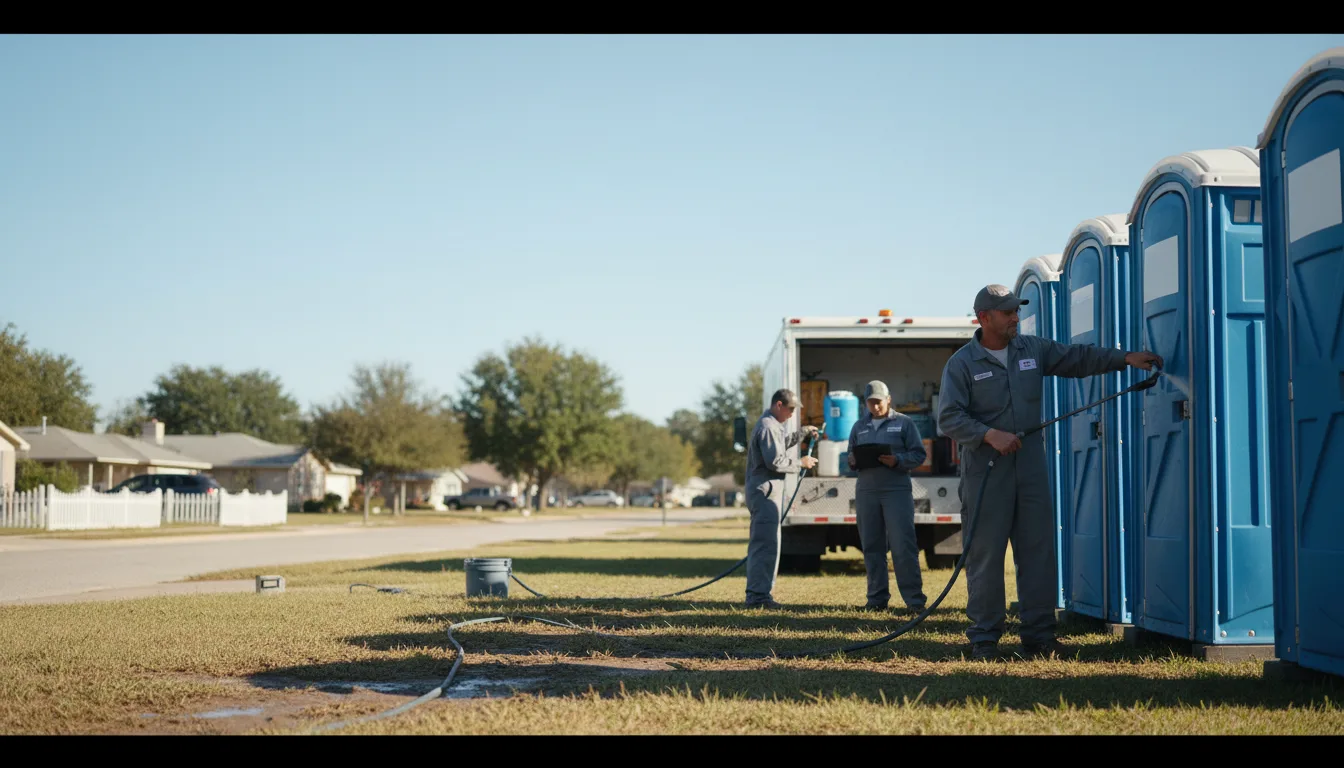 Long-Term Portable Toilet Rental in Chireno, TX near me